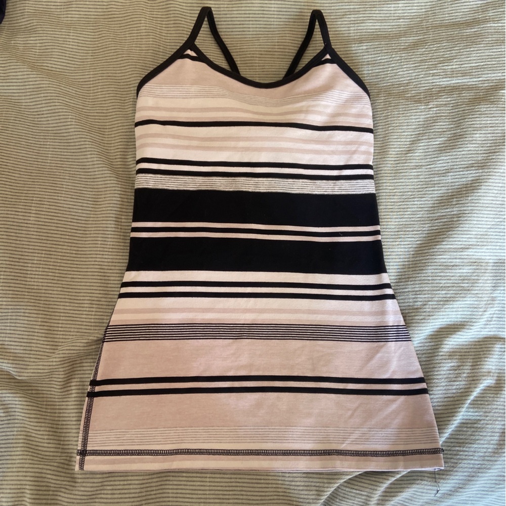 Lululemon Striped Camisole Tank Top